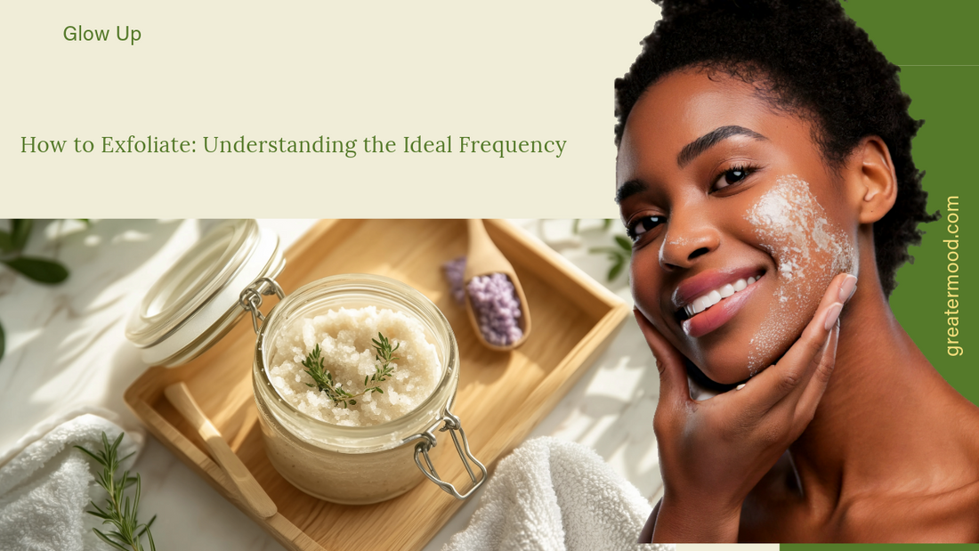 africian american woman exfoiliating her face