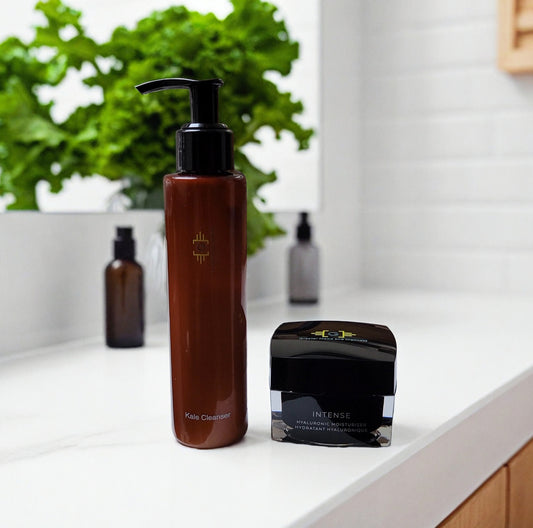 Kale Cleanser and  Hyaluronic Moisturizer