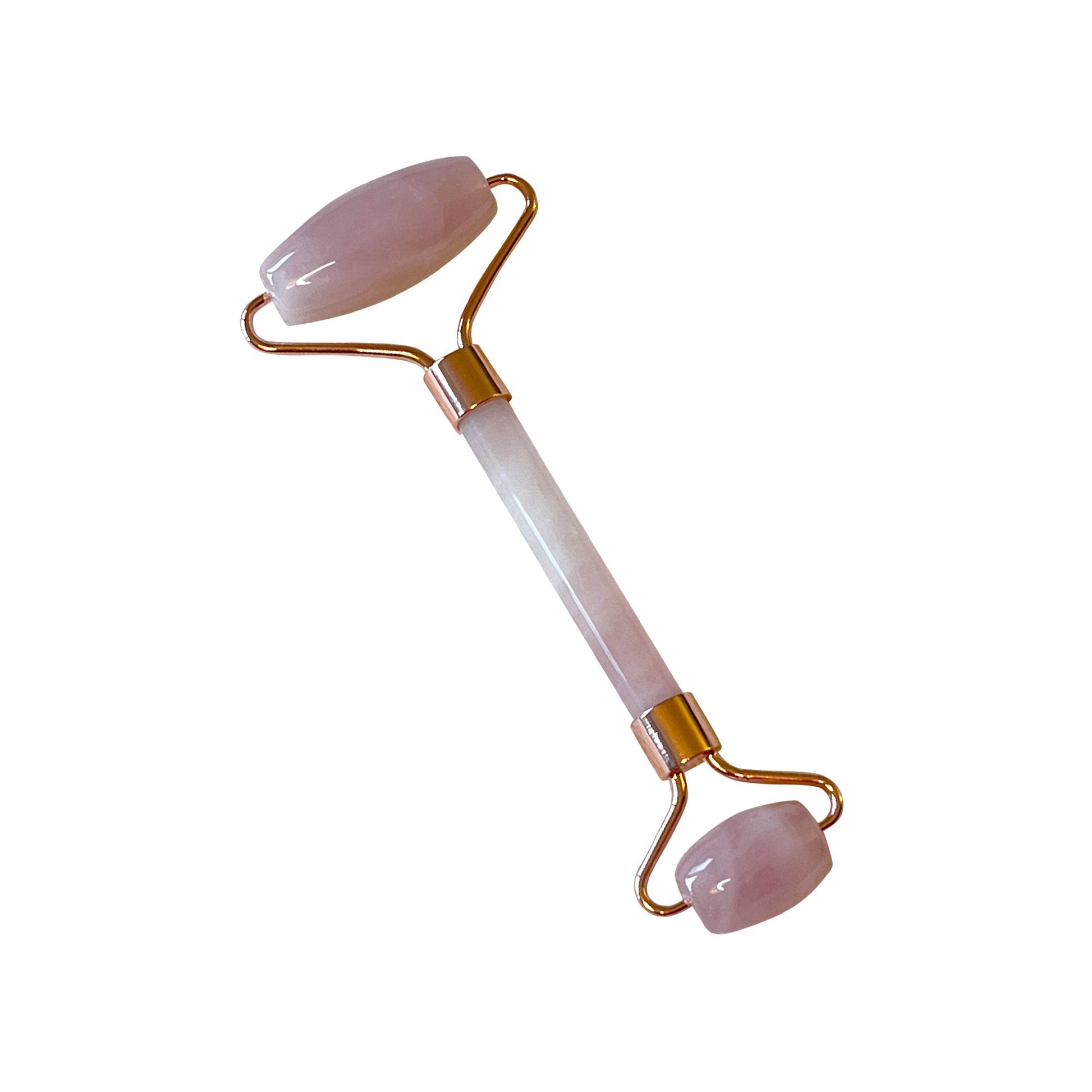 A Picture of a rose quartz roller