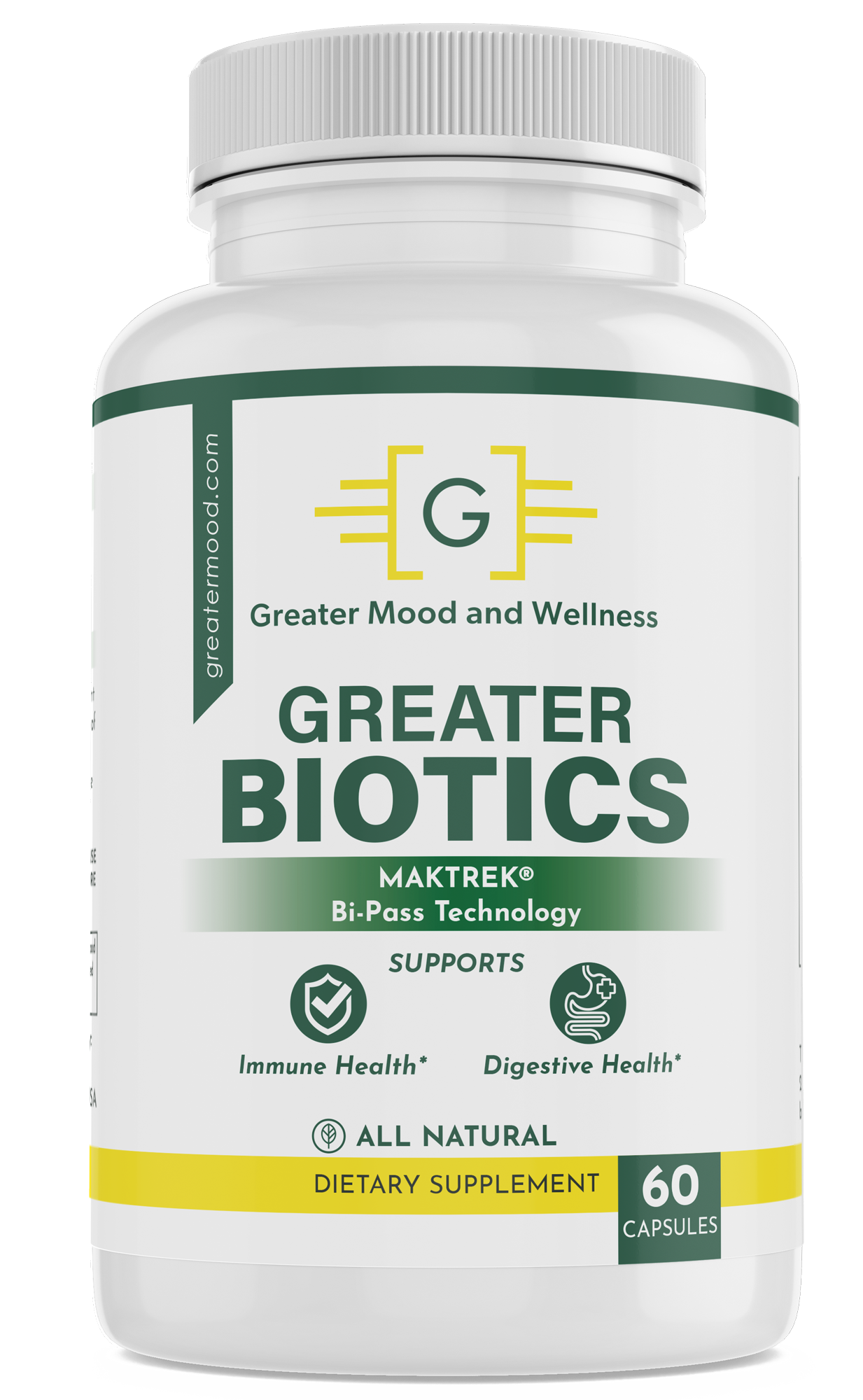 supplement bottle showing the benefits of probiotics for men