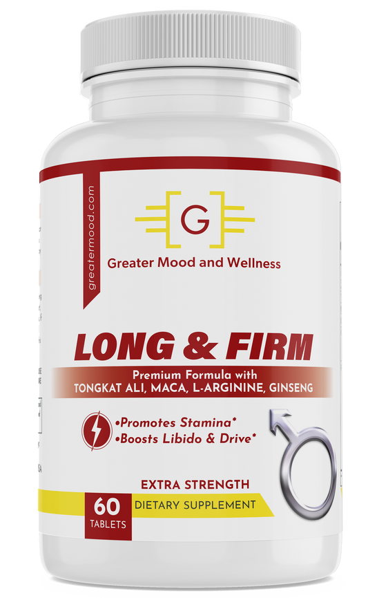 a bottle of Long & Firm Male Enhancement