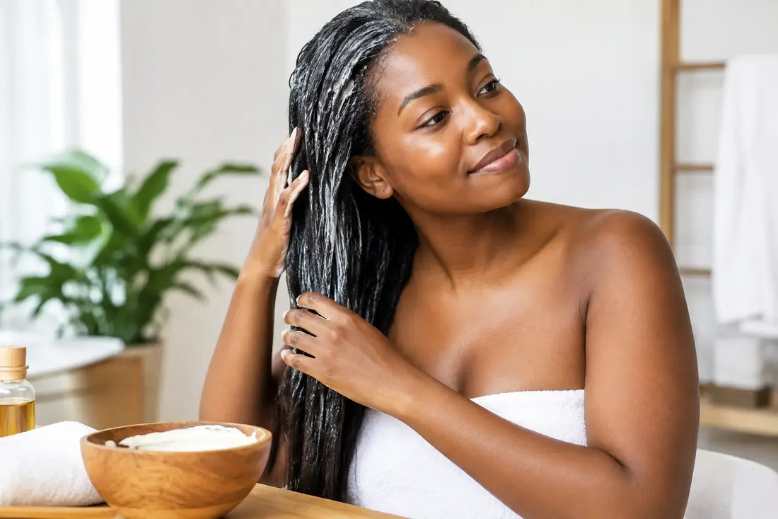 Hair Mask Routine Example for Softer Hair