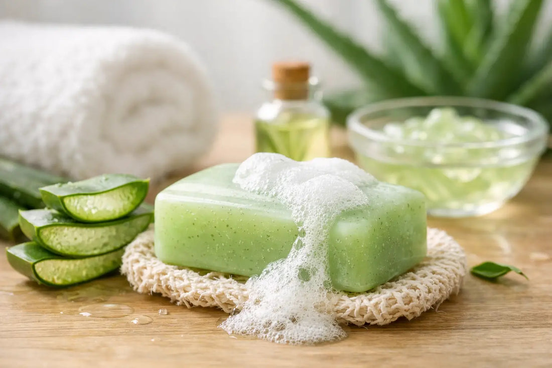 Aloe Vera Soap for Dry Skin That Feels Gentle