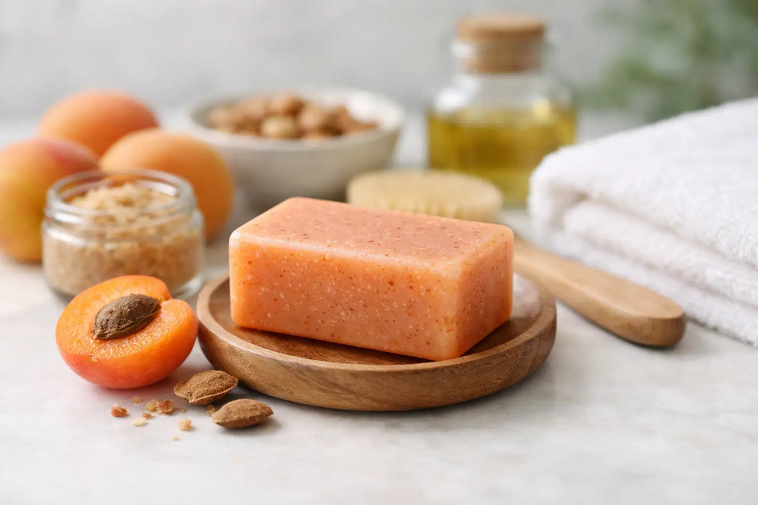 Apricot Soap for Exfoliating Skin That Feels Gentle