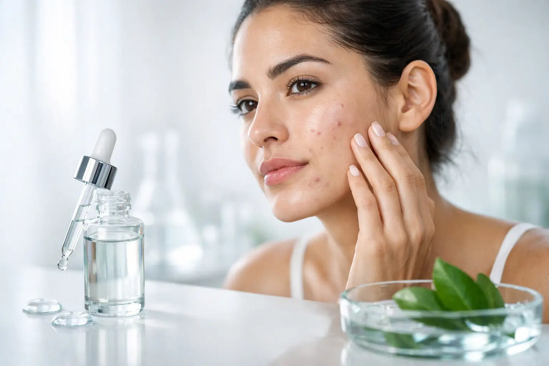 Woman using Hyaluronic Acid on Acne-Prone Skin?