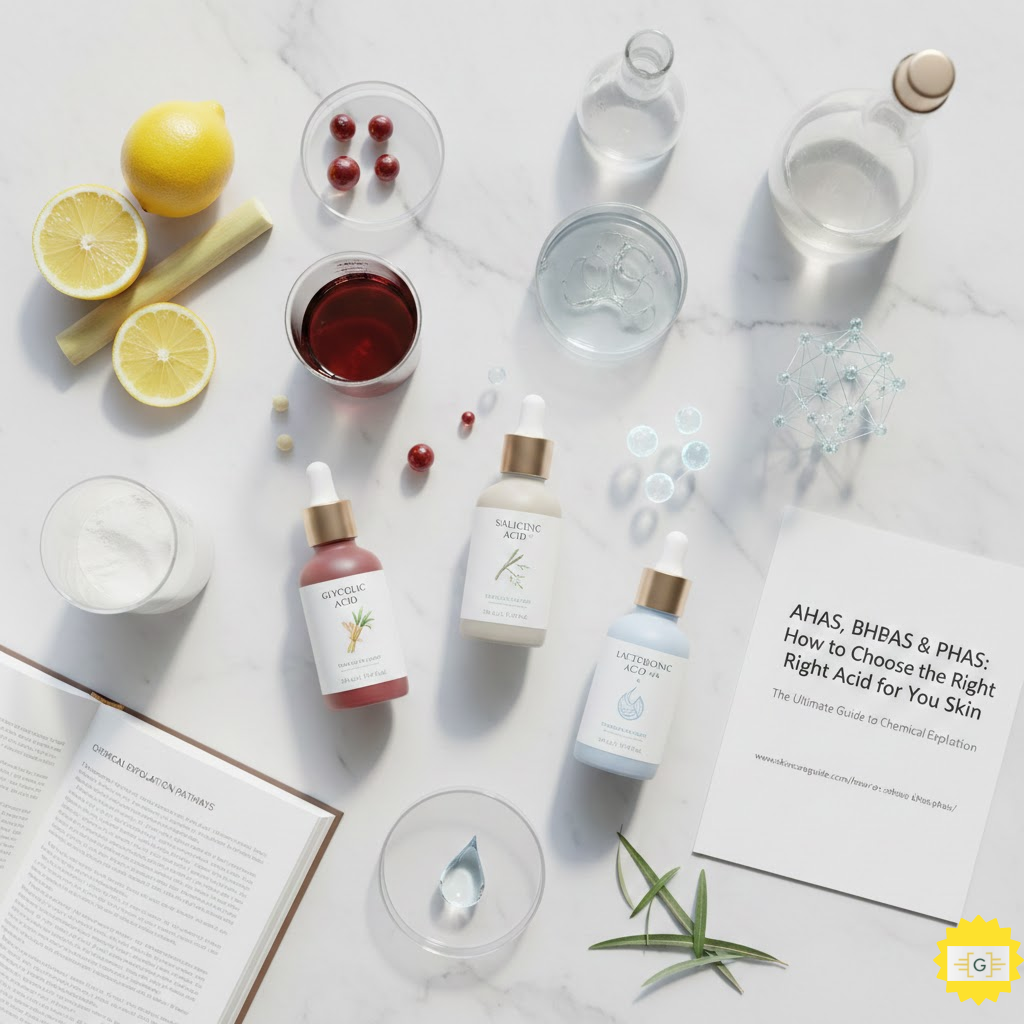 The Ultimate Guide to Chemical Exfoliation: How to Choose Between AHAs, BHAs, and PHAs
