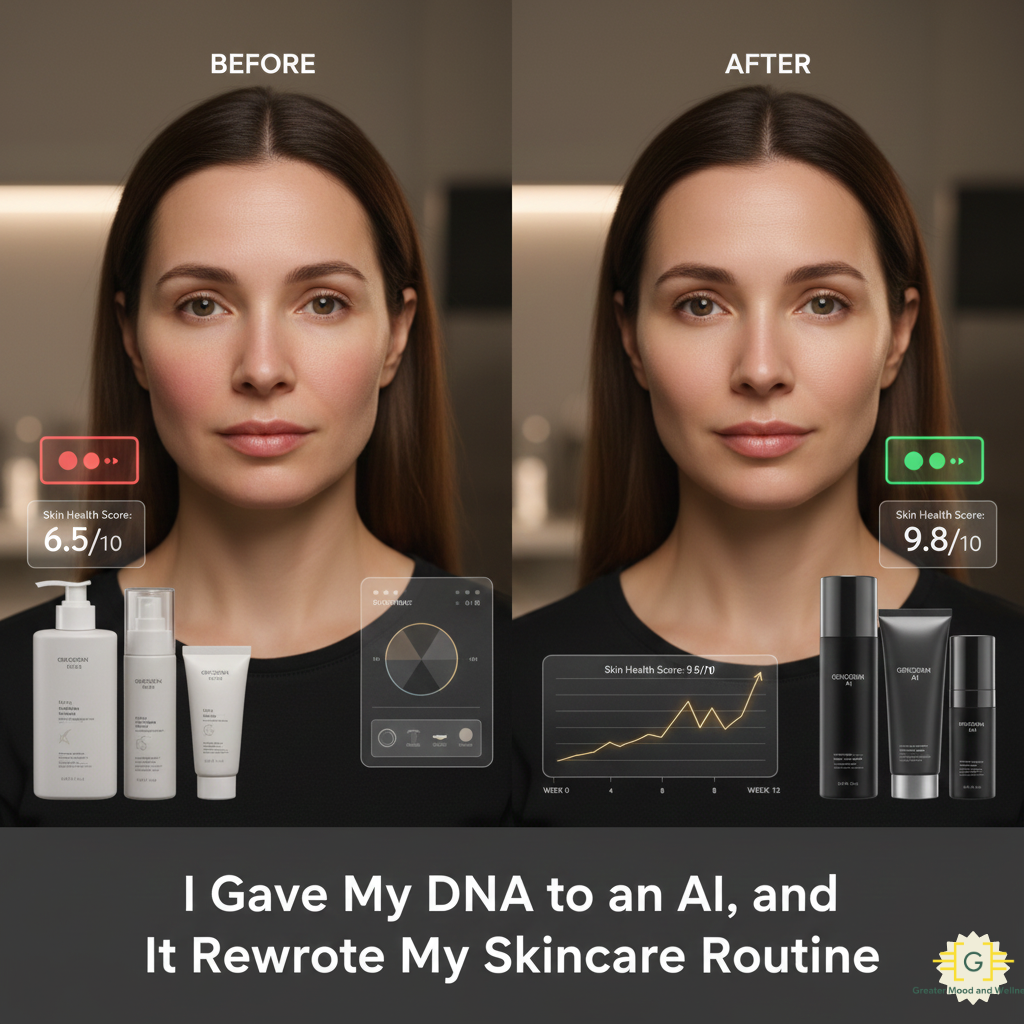 AI skin care Before and after 