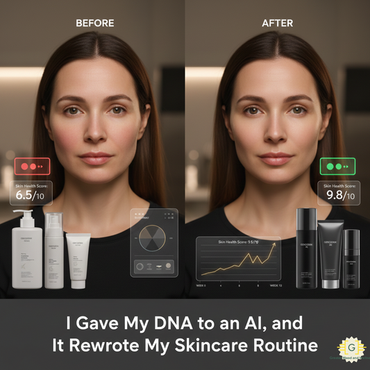 AI skin care Before and after 