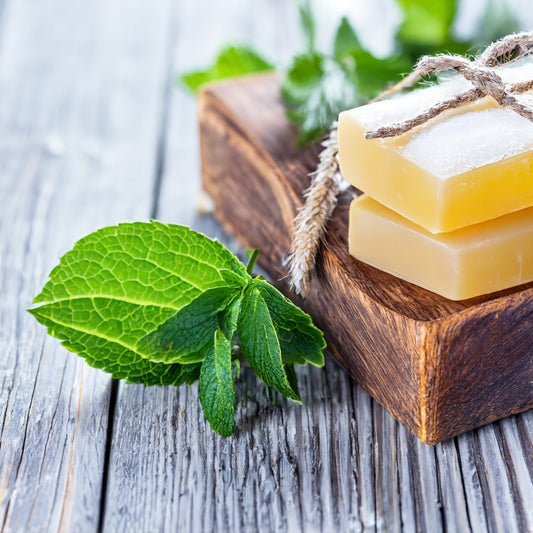 Best Moisturizing Soaps for Dry Skin on wooden surface 