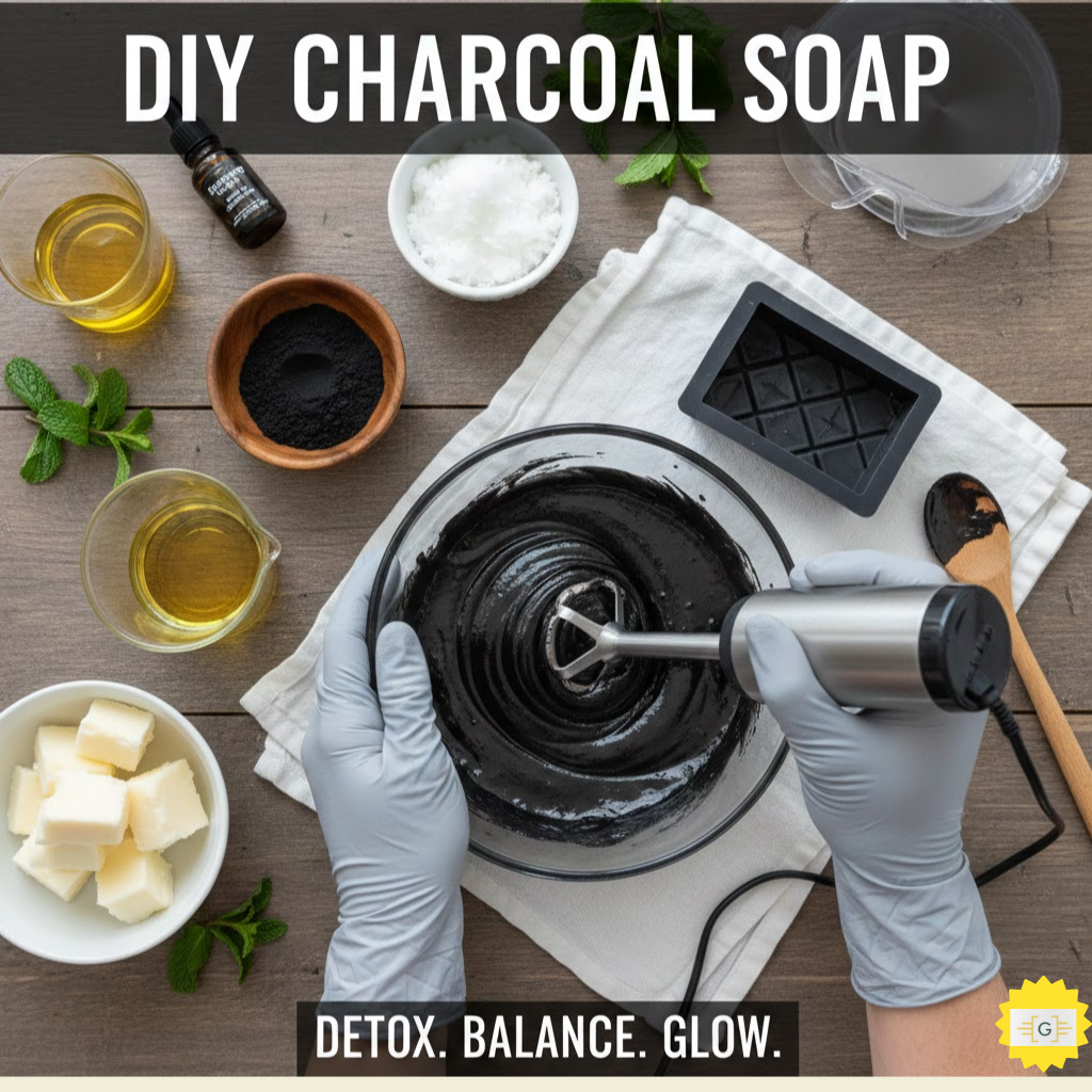 Greater Mood DIY Charcoal soap 2026