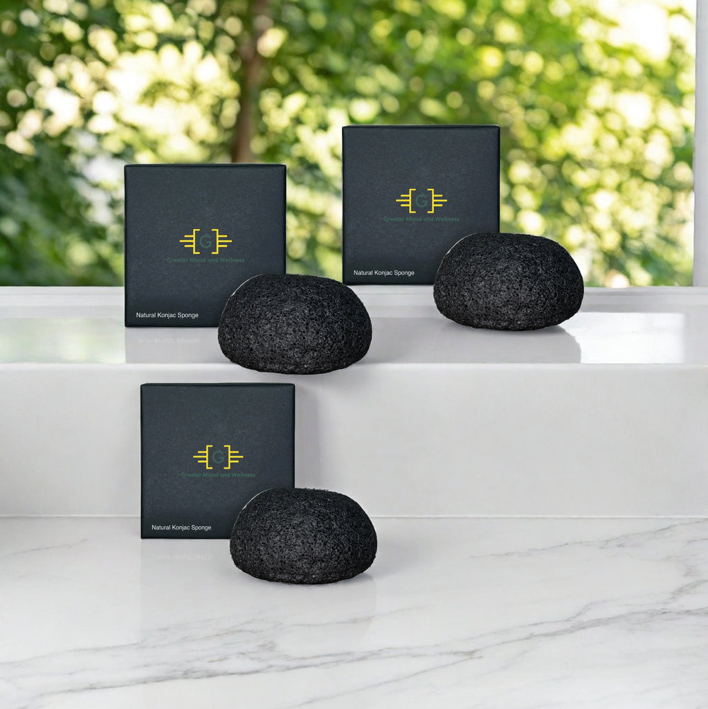 3 Greater Mood Konjac Sponge 