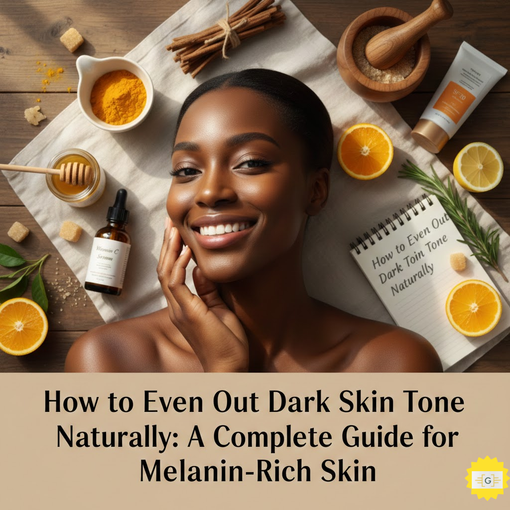 Beautiful woman with orange and skincare products