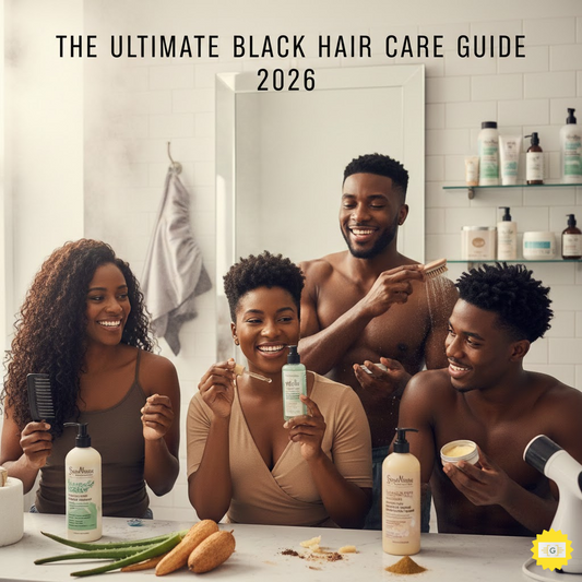 Black men and  women showing How to Take Care of Black Hair 