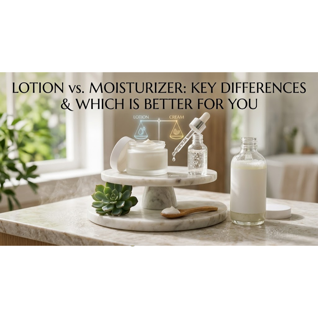 Lotion vs. Moisturizer