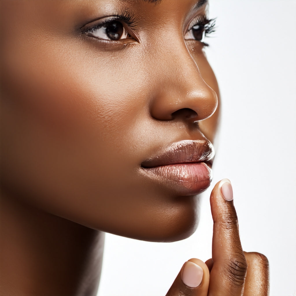 African American woman showing off her Radiant Complexions