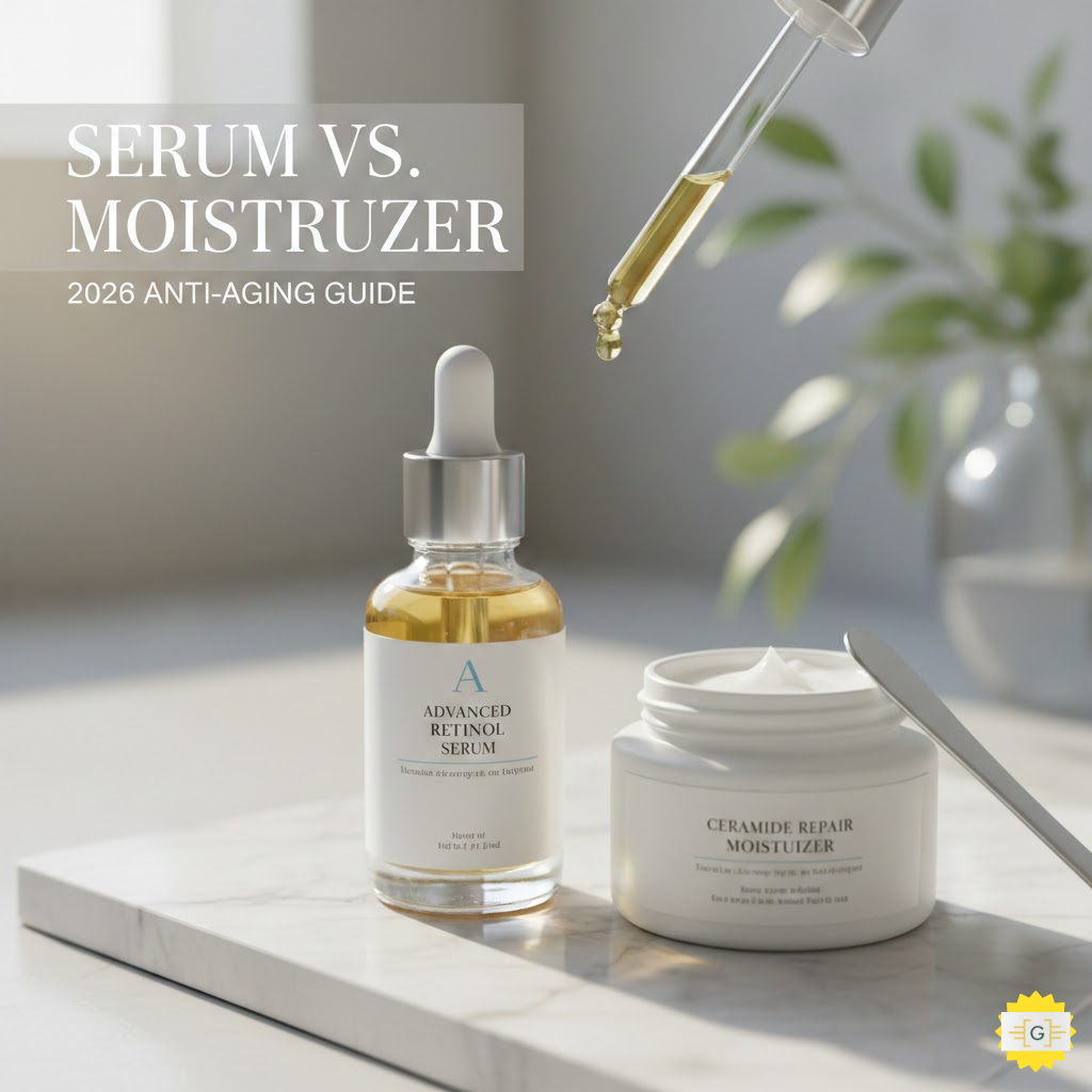 Serum vs Moisturizer for Wrinkles 