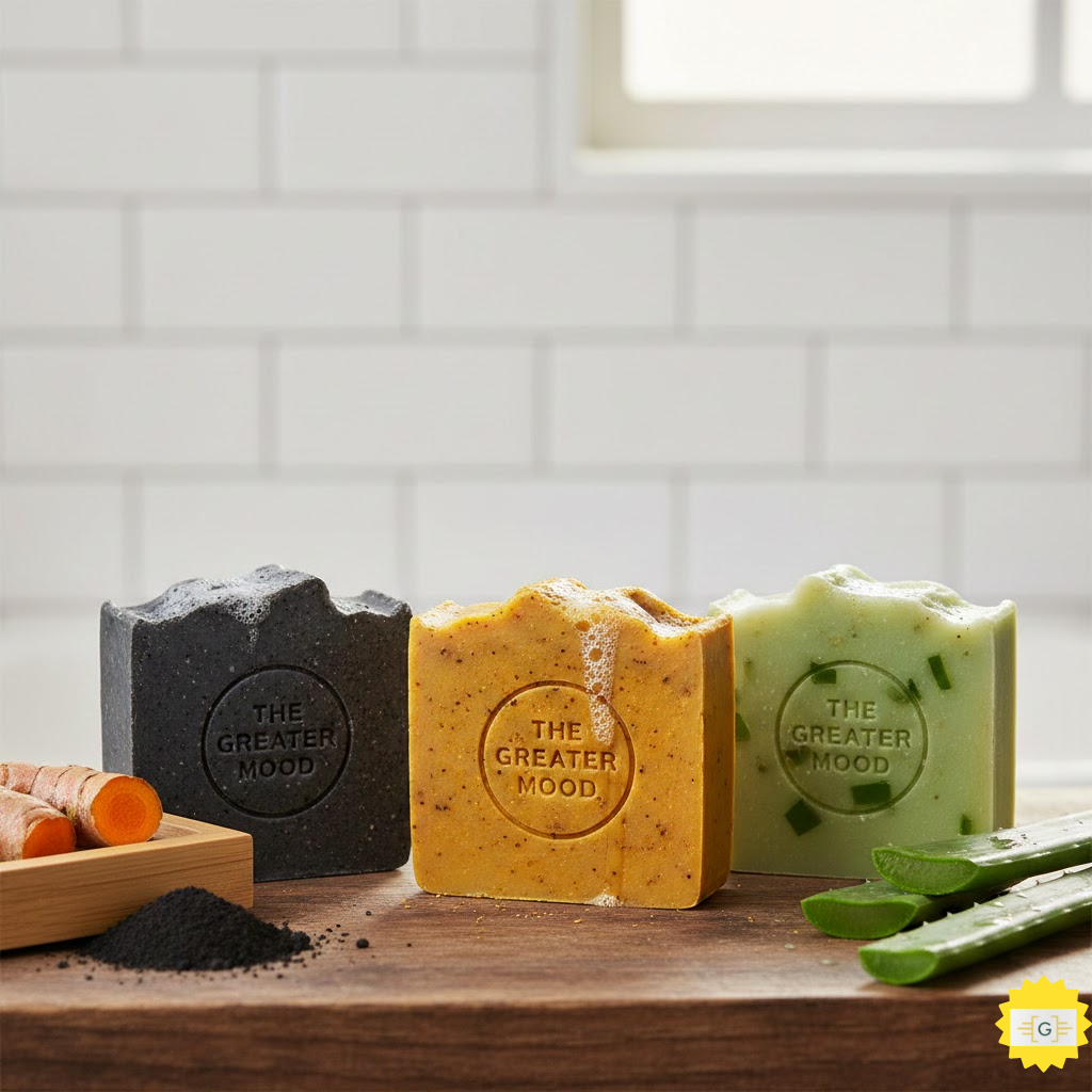 3 of the best odor control bar soap men sensitive skin on a wooden table