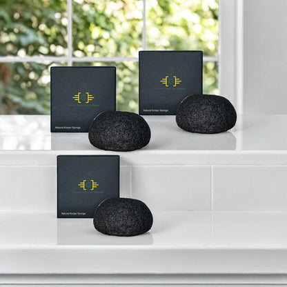 3 Natural Konjac Sponge