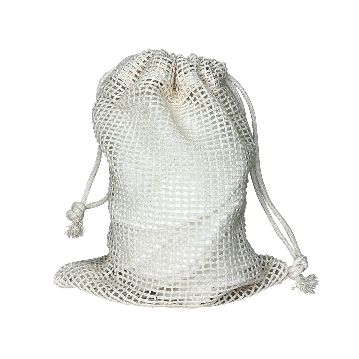 Mesh back with bamboo cotton rounds inside