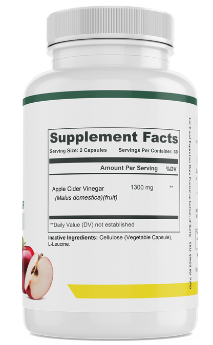 High-quality ACV supplement with natural ingredients for overall health and wellness.