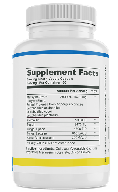 Detailed supplement facts label on bottle of vitamin supplement, showing key information.