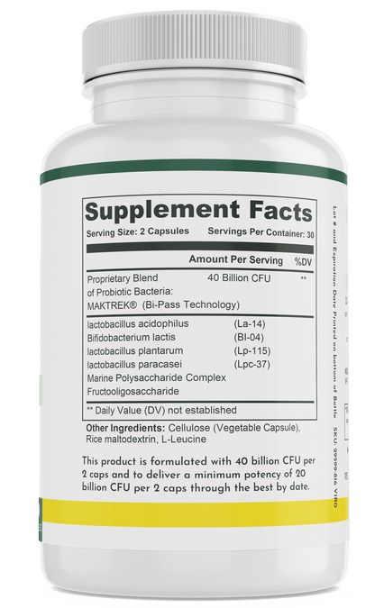 supplement bottle showing benefits of probiotics for women supplement facts 