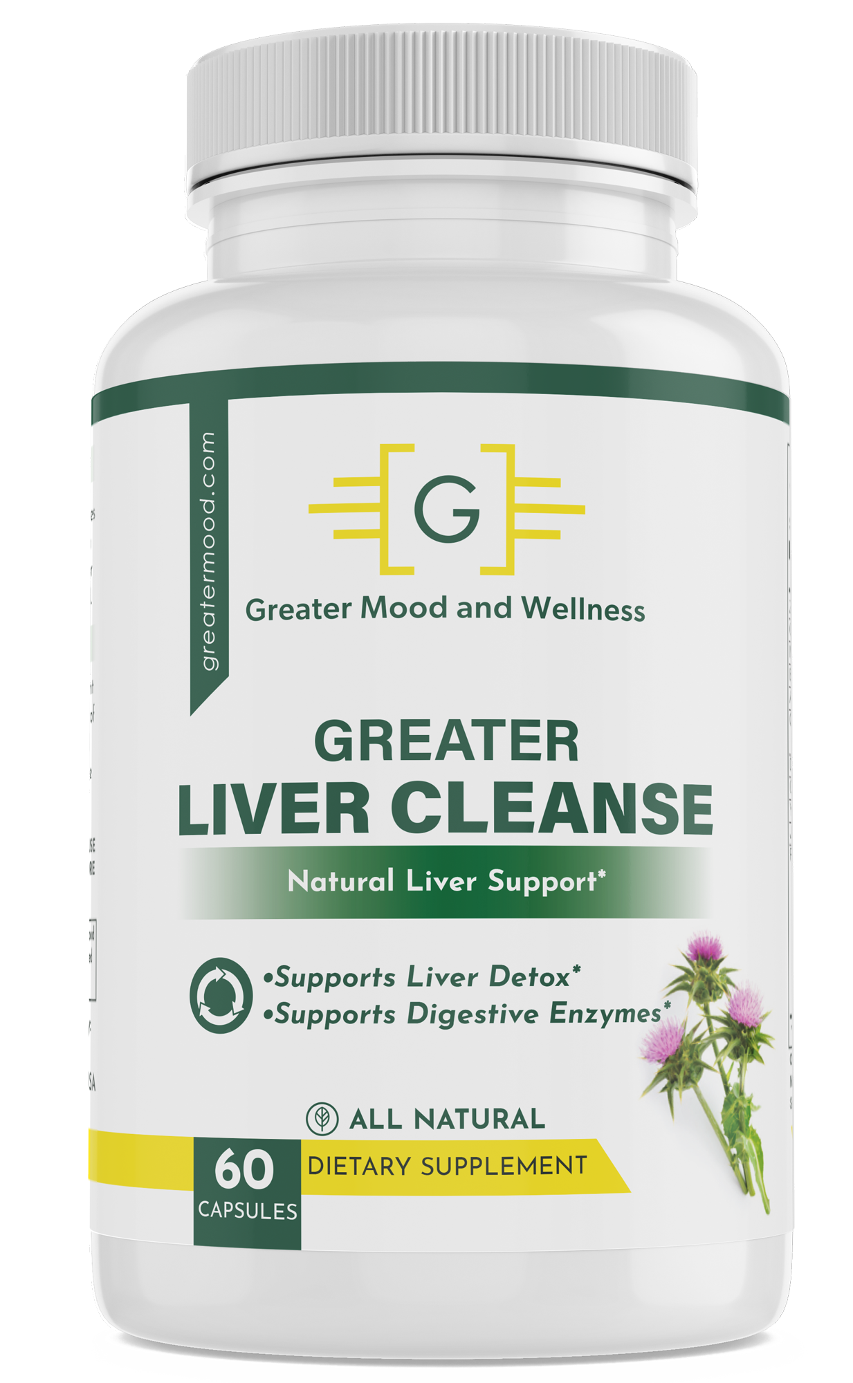 green and white pill bottle with what is the best liver detox supplement