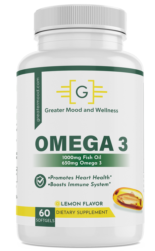 supplement bottle with Omega 3 Fish Oil